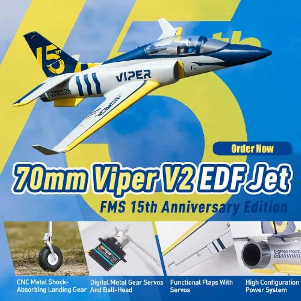 Navy Blue 70mm EDF RC Airplane Jet V32359