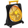 10" Battery Operated Portable Fan with AC Adapter & USB Charging W8376