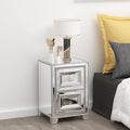 Mirrored Nightstand V23763