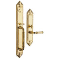 Non-Lacquered Brass Dummy Handleset Trim Set J479