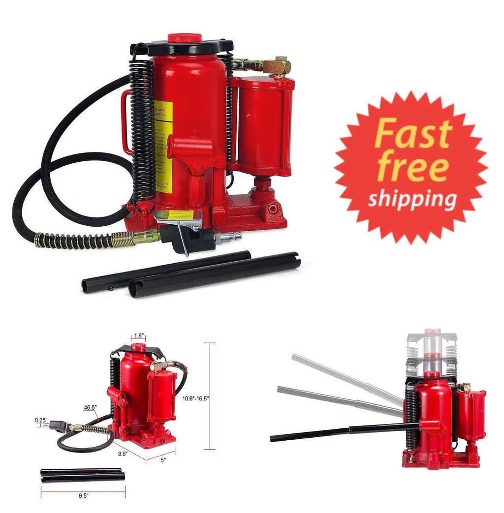 20 Ton Air/Hydraulic Bottle Jack X355