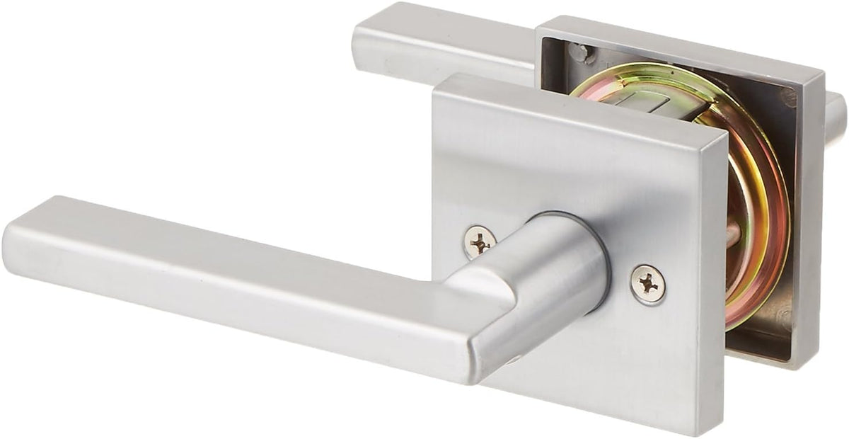 Satin Chrome Passage Door Locks Pack of 2 I728745
