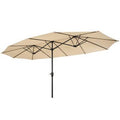 15 x 9 Cantilever Umbrella Tan E9490