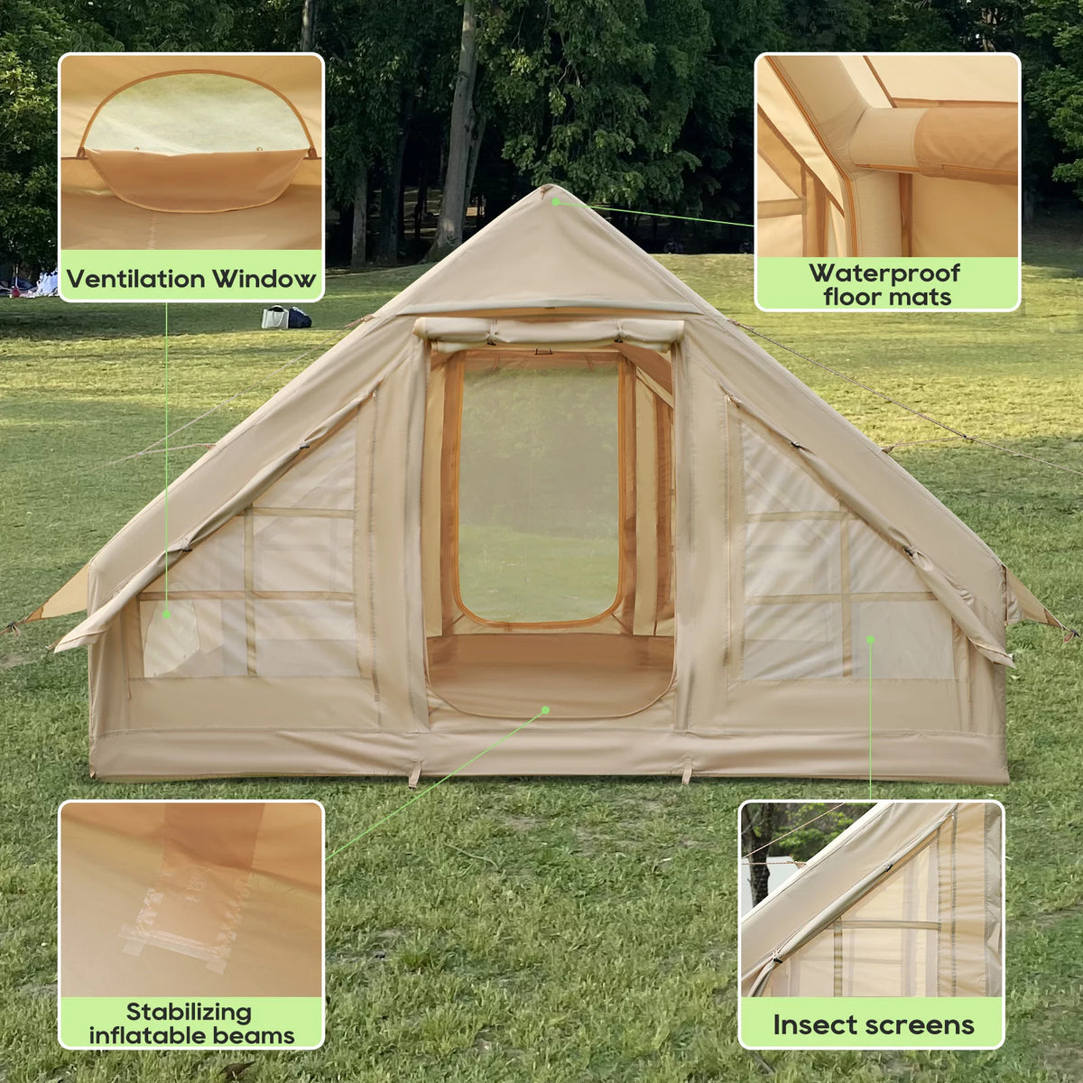 Inflatable Camping Tent with Pump X55126