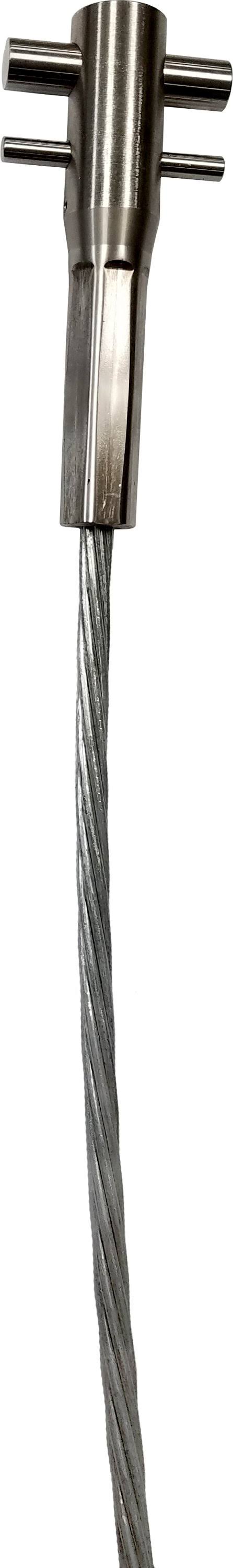 Galvanized Steel Vertical Safety System 50ft Q47316