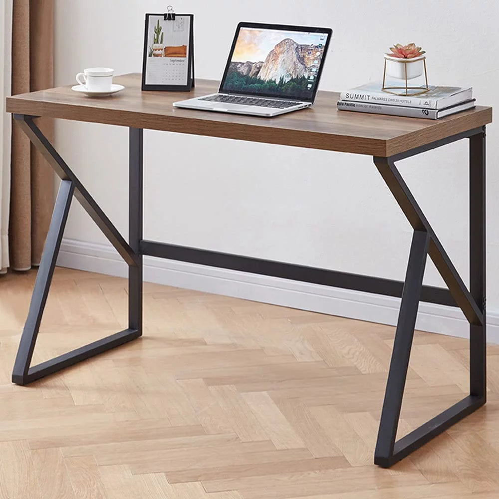 47 inch Metal and Wood Computer Desk W198099