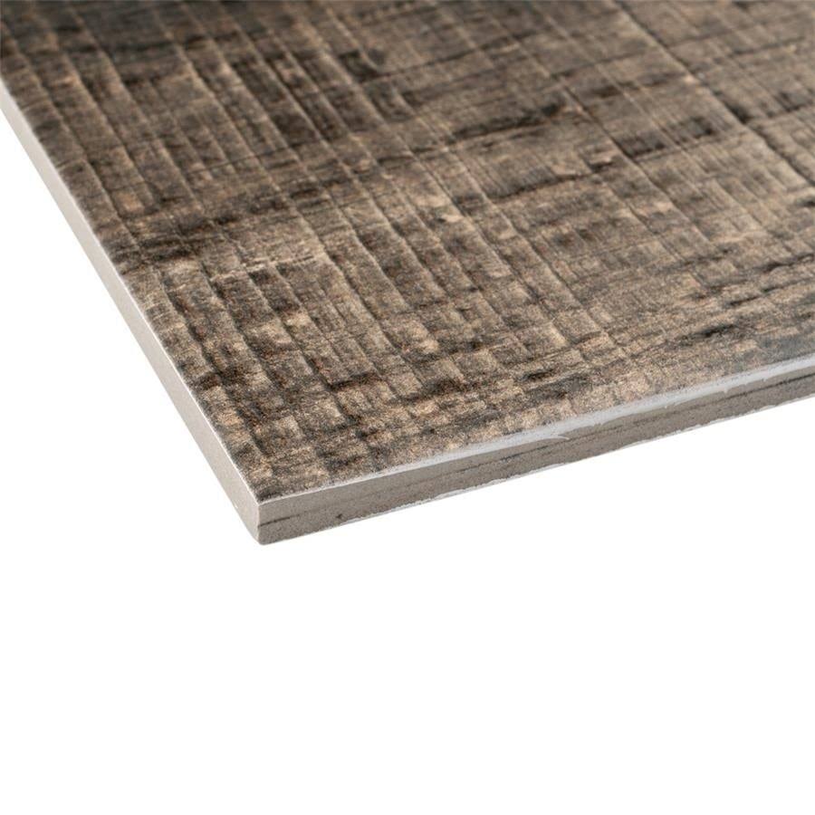 Textured Wood Timber Brown Floor and Wall Tile C681381