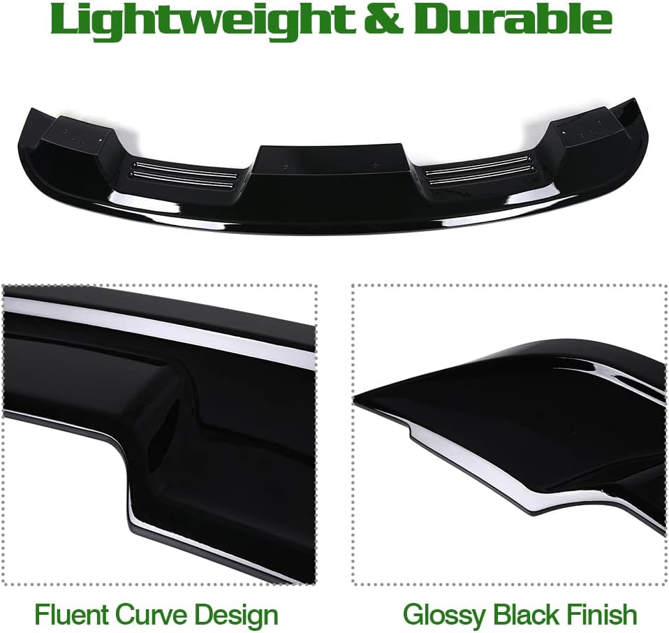 Glossy Black Trunk Spoiler Wing X5353