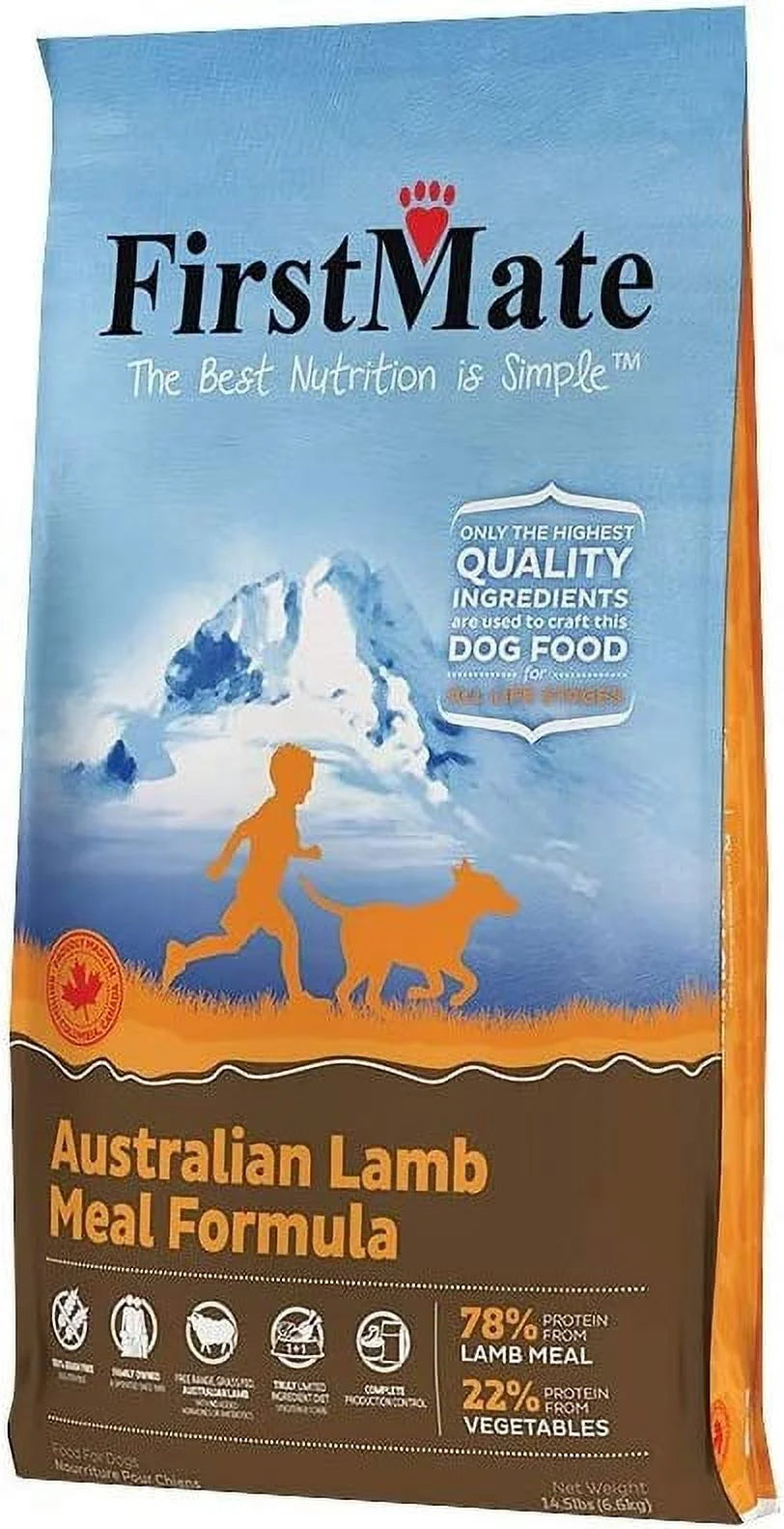 Australian Lamb Dog Food 14.5 Pound R1814