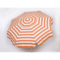 Orange and White Striped Acrylic Umbrella K288