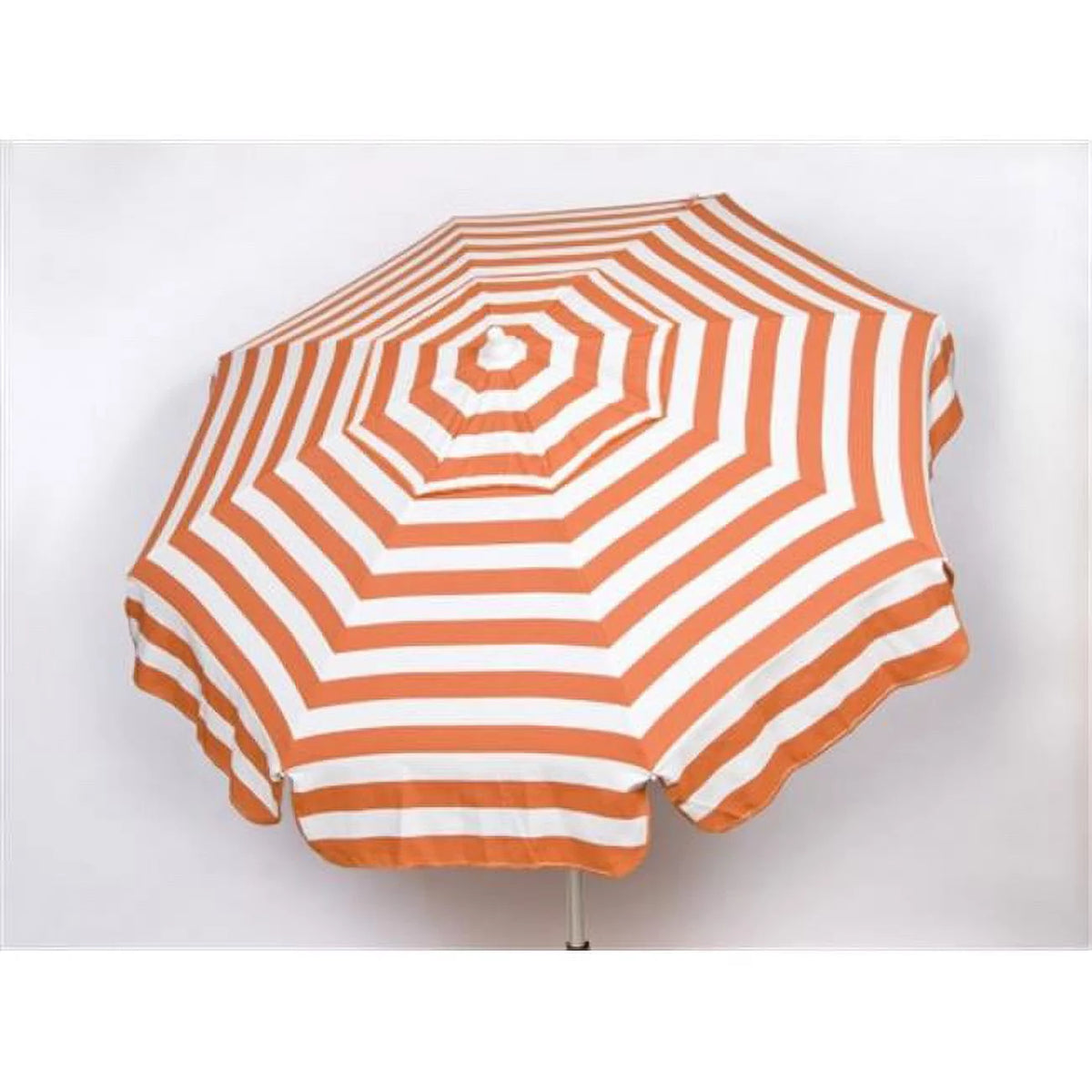 Orange and White Striped Acrylic Umbrella K288