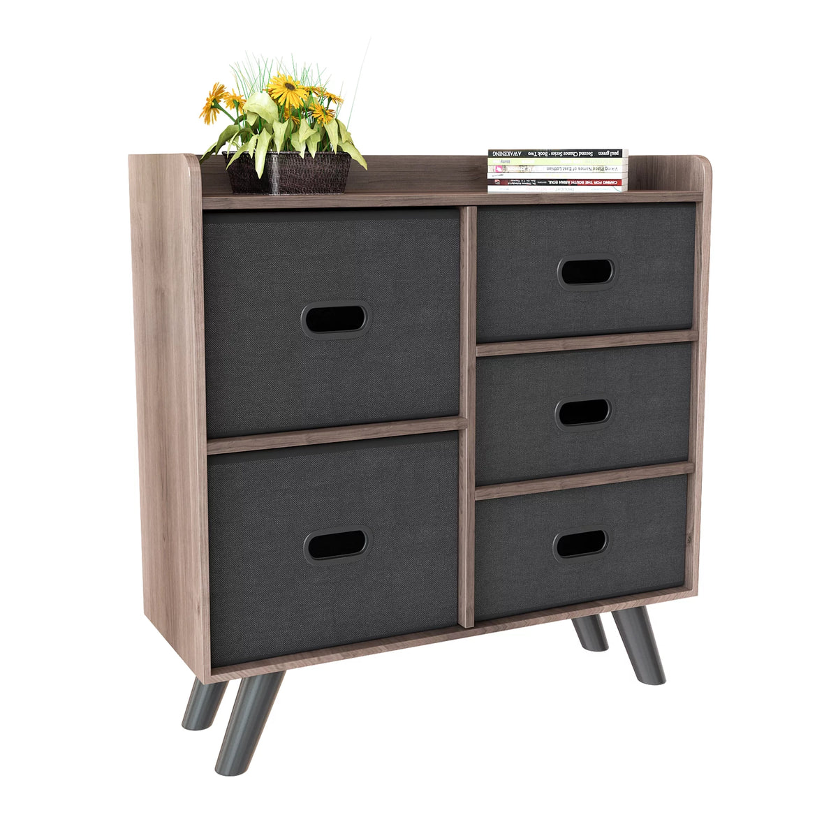 5 Drawer Fabric Dresser Organizer Cabinet K500