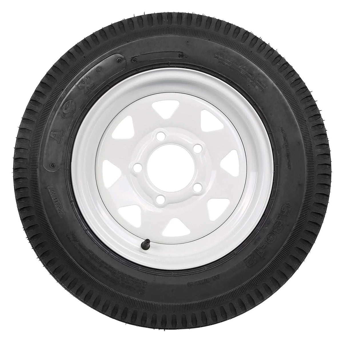 5.30-12 Trailer Tires with 12'' Rims, Set of 2 N264777