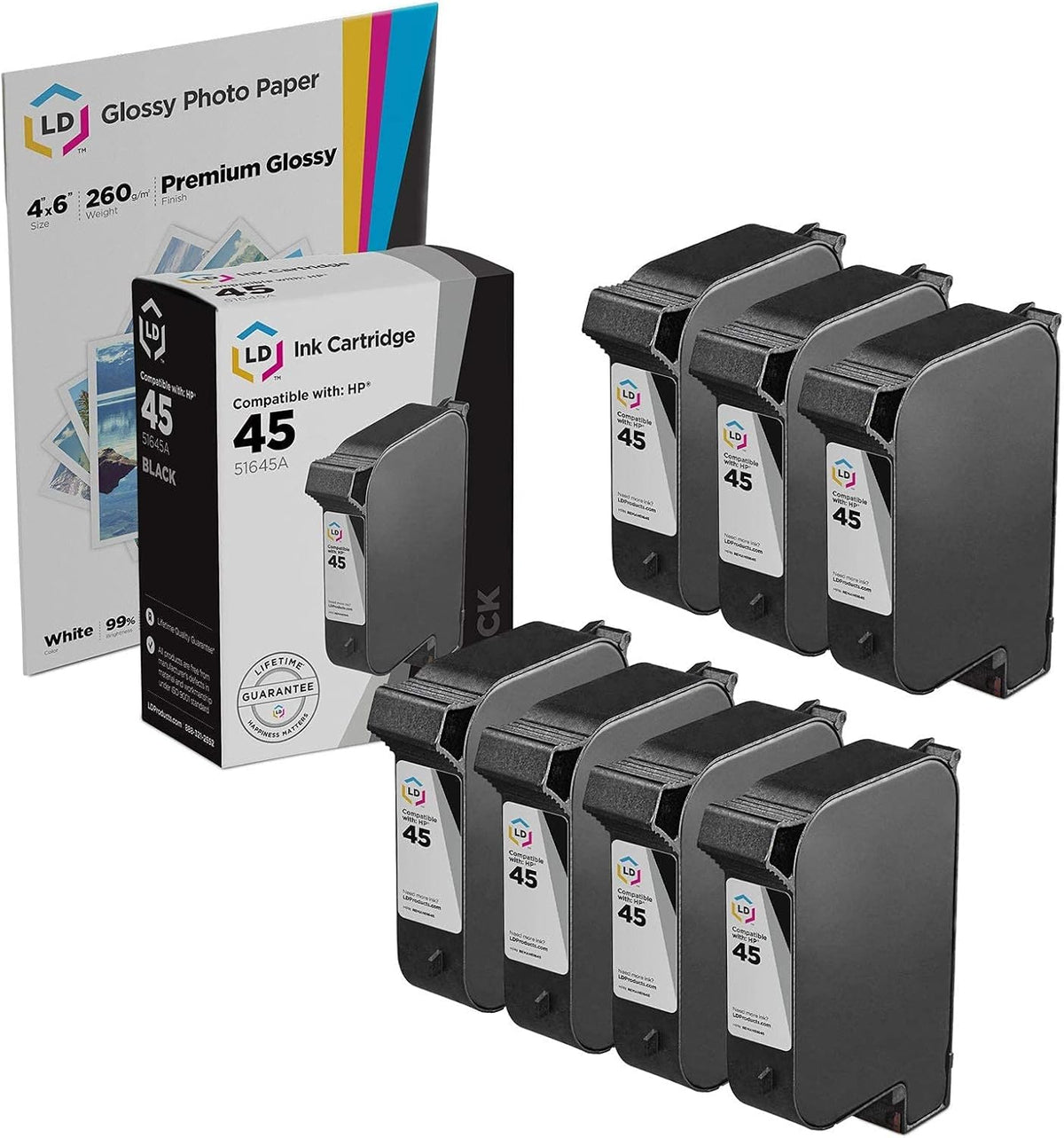 Black 7-Pack Ink Cartridge H469