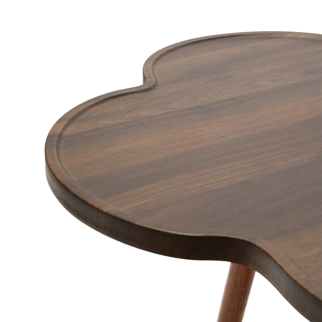 Log Color Coffee Table with Wood Legs M83471